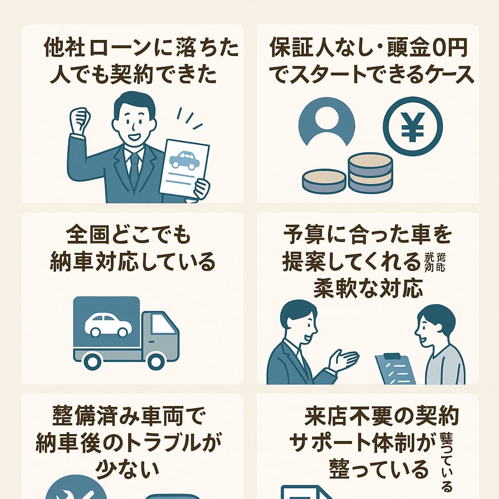 カーコネクションズの口コミからわかるメリット