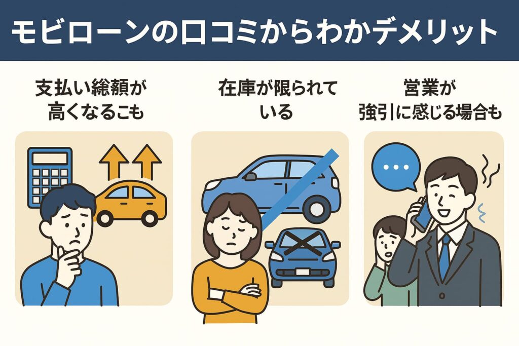 モビローンの口コミからわかるデメリット