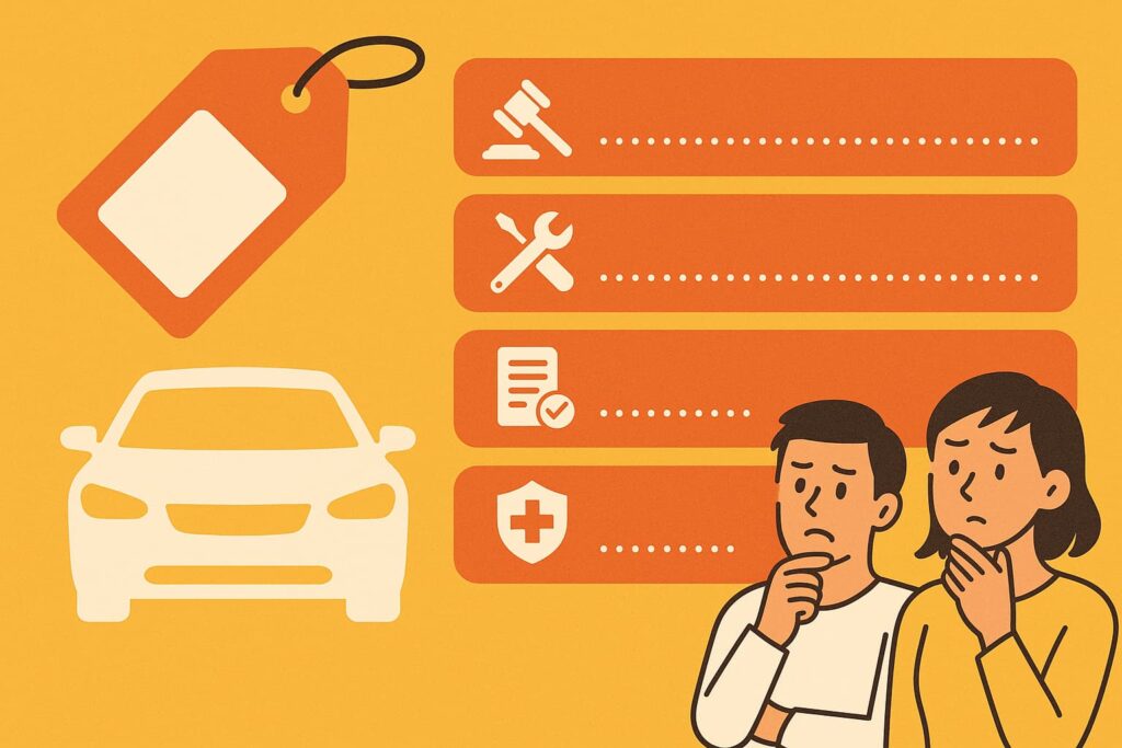 車の値段だけじゃない！実際にかかるお金をチェック