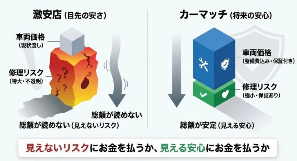 カーマッチの高さは「故障リスク」を下げるための必要経費