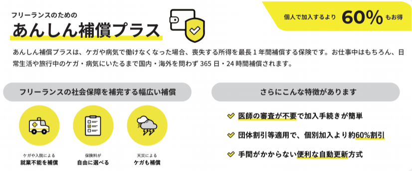 フリーナンスのあんしん補償プラス