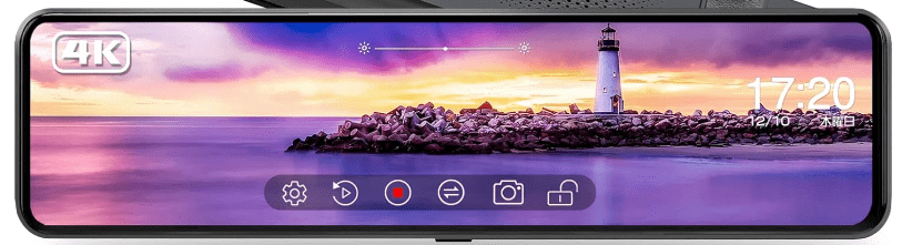 アマゾンフレックスや軽貨物に必要なものは3.ルームミラー型バックモニター（ドライブレコーダー付）