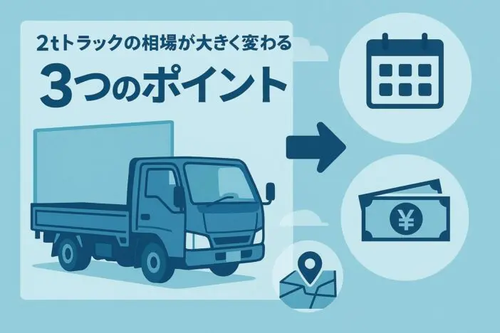 2tトラックのリースの相場は？格安で契約できる会社6選！