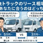 2tトラックのリースの相場は?格安で契約できる会社6選!