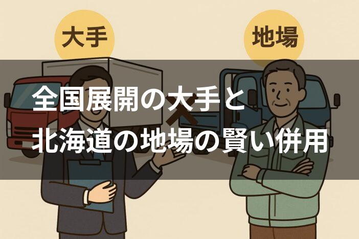 全国展開の大手と北海道の地場の賢い併用