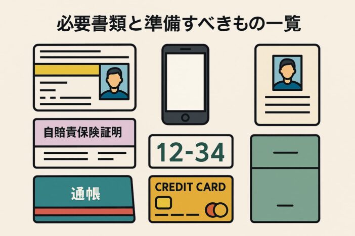 ロケットナウ必要書類と準備すべきもの一覧