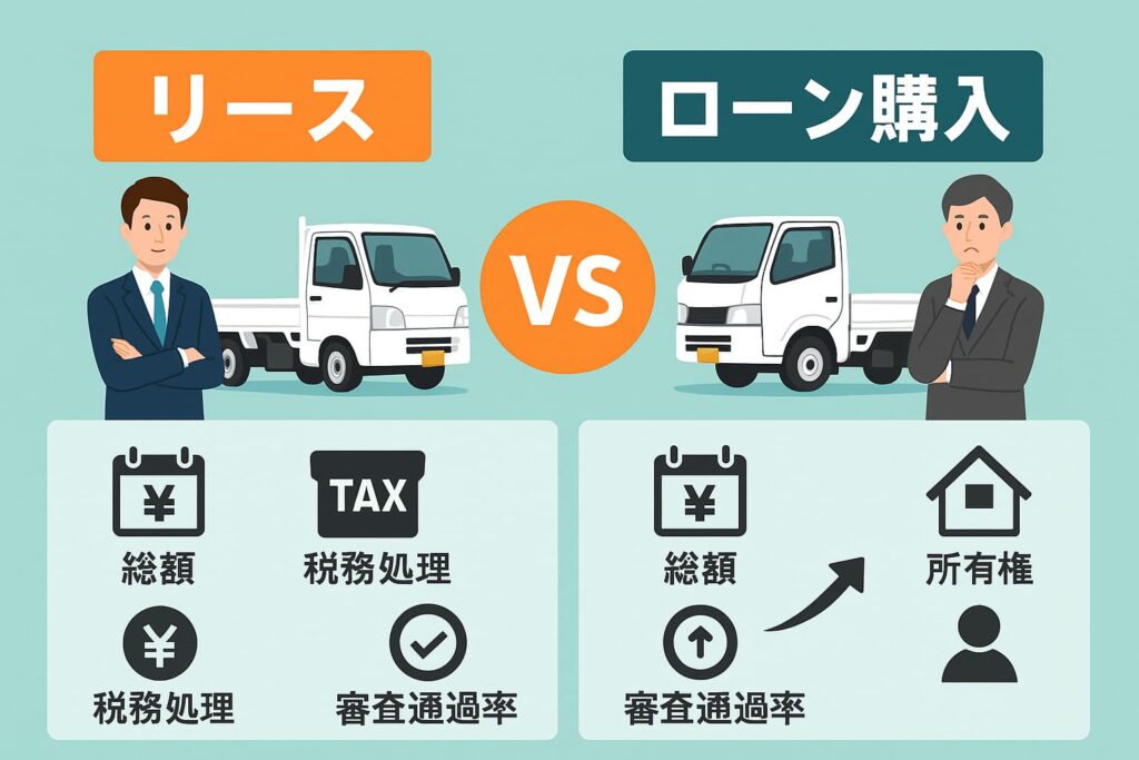 1tトラックはリースと購入（ローン）ではどちらがお得？