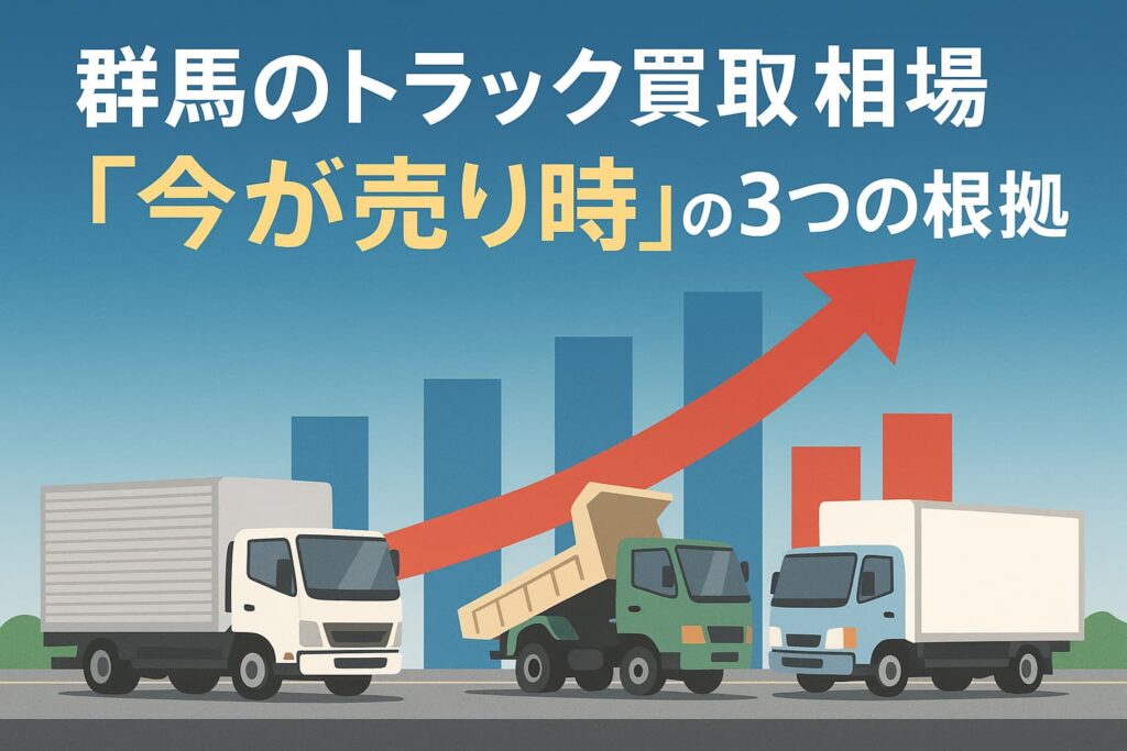 群馬のトラック買取相場と“今が売り時”の3つの根拠