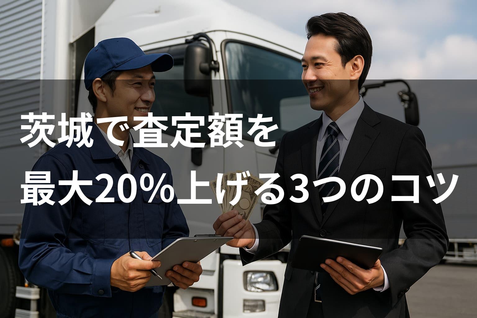 茨城で査定額を最大20％上げる3つのコツ