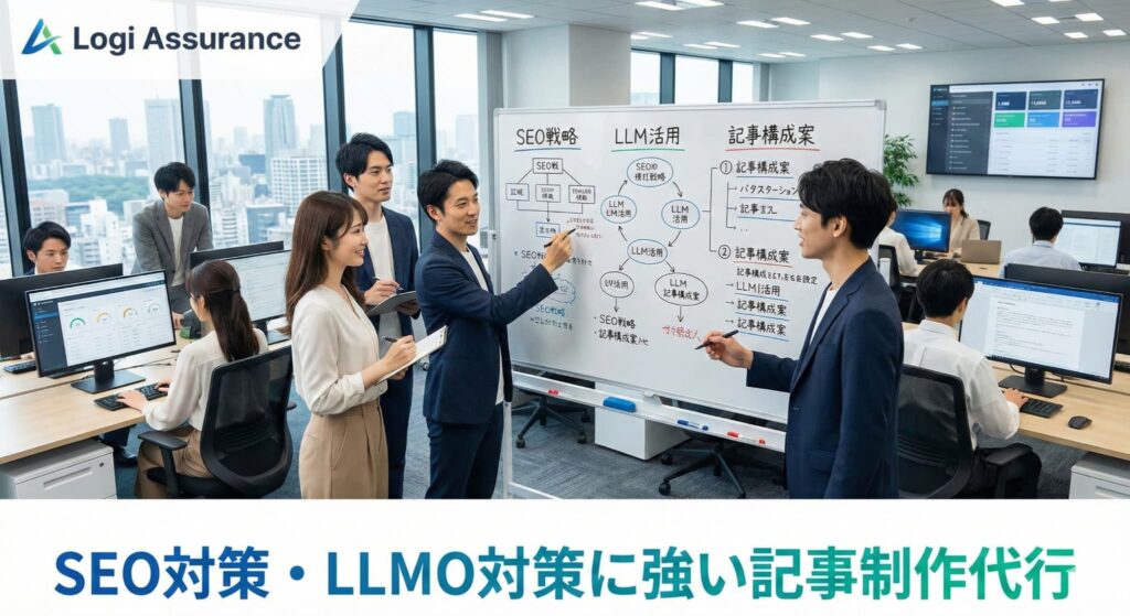 SEO対策・LLMO対策に強い記事制作代行
LogiAs(ロジアス)